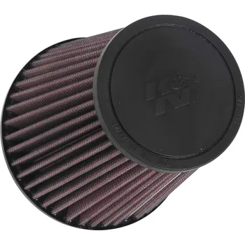 Filtr pro motocykl K&N univerzální kulatý zkosený filtr se vstupem 70 mm a výškou 140 mm, gumový vrchlík, délka vstupní příruby 19 mm SLEVA 8%