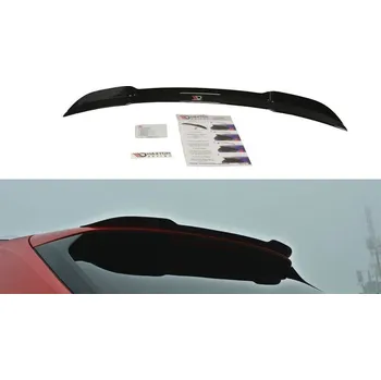 Tuning Maxton Design prodloužení spoileru pro Audi A4 B9, černý lesklý plast ABS, avant