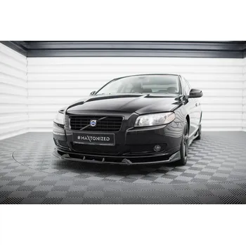 Maxton Design spoiler pod přední nárazník pro Volvo S80 Mk2, černý lesklý plast ABS