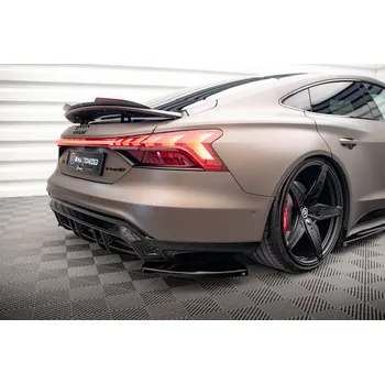 Auto-moto Maxton Design boční difuzory pod zadní nárazník ver.1 pro Audi e-tron GT / RS GT Mk1, černý lesklý plast ABS