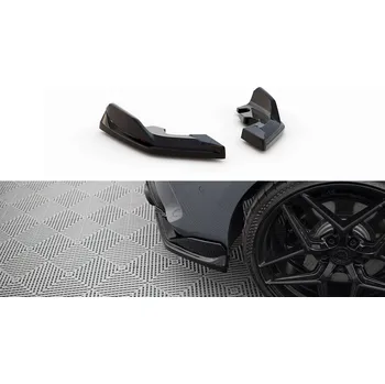 Tuning Maxton Design boční difuzory pod zadní nárazník ver.4 pro BMW řada 1 F40, černý lesklý plast ABS