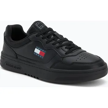 Pánské tenisky Pánské boty Tommy Jeans Cupsole Leather Ess black