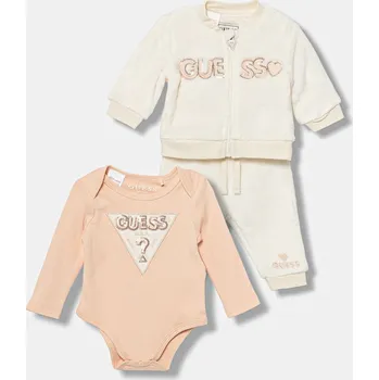 Kojenecká souprava Kojenecká tepláková souprava Guess S5BG05.WFRS0.9BYA béžová 01X, vel. 62-68