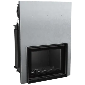 Krbová vložka Krbová vložka s teplovodním výměníkem KRATKI ZUZIA 12 kW, průměr 200 zvedací dveře ZUZIA/PW/15/G/W + Doprava Zdarma