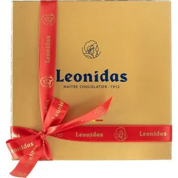 Bonboniéra Leonidas Bonboniéra Togo zlatá s pralinkami 9 ks