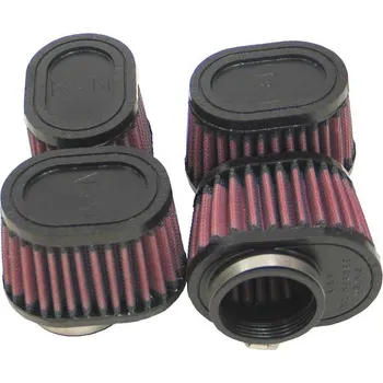 Filtr pro motocykl K&N sada univerzálních filtrů se vstupem 51 mm a výškou 70 mm, gumový vrchlík, 4 vzduchové filtry SLEVA 8%