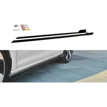 Tuning Maxton Design "Racing" difuzory pod boční prahy pro Volkswagen Golf GTI Mk7 Facelift, plast ABS bez povrchové úpravy