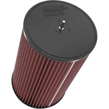 Filtr pro motocykl K&N univerzální kulatý zkosený filtr se vstupem 89 mm a výškou 318 mm, gumový vrchlík SLEVA 8%