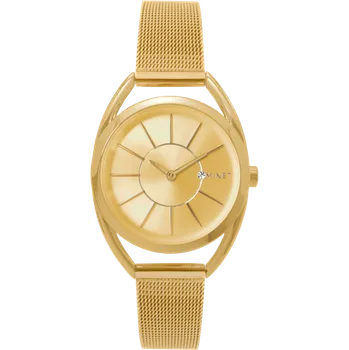 Hodinky MINET Zlaté dámské hodinky ICON ALL GOLD MESH MWL5014