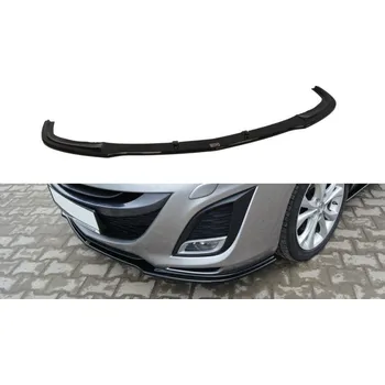 Nárazník Maxton Design spoiler pod přední nárazník pro Mazda 3 Mk2, černý lesklý plast ABS