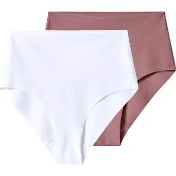 Kalhotky esmara® Dámské bezešvé tvarující kalhotky, 2 kusy (růžová/bílá, L(44/46))