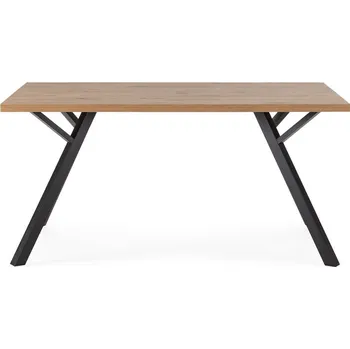 Jídelní stůl Jídelní stůl s deskou z dubového dřeva v přírodní barvě 90x160 cm Marion – Marckeric ID_1597718