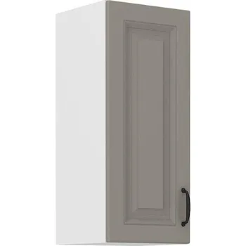 Kuchyňská linka Horní skříňka 30 G-72 1F STILO bílý/ClayGrey MDF.