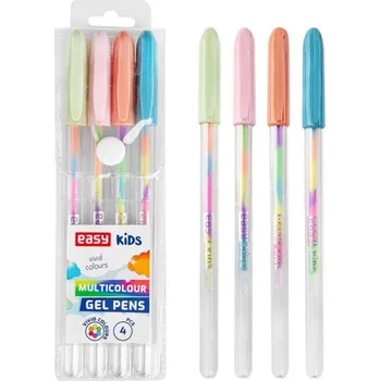 Easy KIDS MULTICOLOUR - Sada vícebarevných gelových per - 4 ks