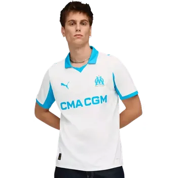 Pánský domácí fotbalový dres Puma Olympique de Marseille 25/26 bílý