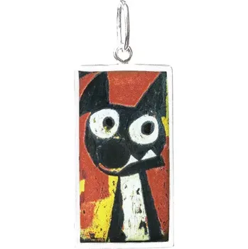 Přívěsek Aljančič Pes Miniartion bílé zlato