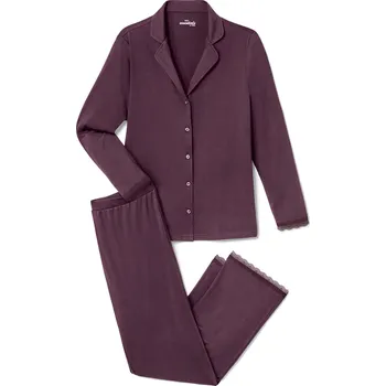 Dámské noční prádlo 688971 - Tchibo - Pyžamo - pro ženy - vel. L 44/46 - barva: fialová