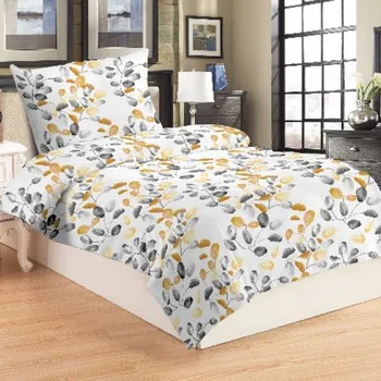 Povlečení Ložní povlečení mikroflanel, Lístečky