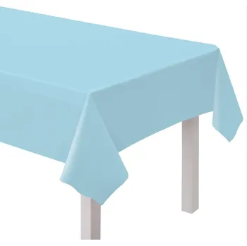 Jednorázový ubrus Amscan / Reithmüller Papírový ubrus modrý světlý, 137 x 274 cm