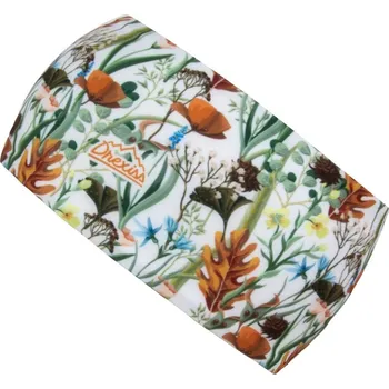 Čepice Funkční čelenka dvouvrstvá Drexiss s fleecem White medaw - zateplená obvod hlavy 48-52 cm