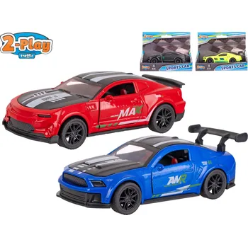 autíčko Mikro trading 2-Play Traffic - Auto sportovní na zpětný chod - 11,5 cm