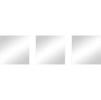 Zrcadlo Nástěnná zrcadla v sadě 3 ks 30x30 cm – MSV ID_1817582