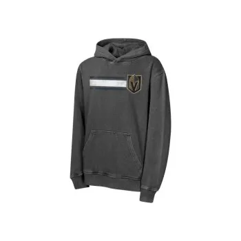 Chlapecká mikina Dětská mikina NHL Outerstuff Vegas Golden Knights Cross Fade Pigment Dyed (šedá), Velikost 18-20 let (170 - 180 cm)