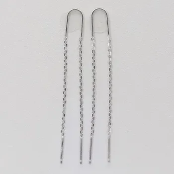 Náušnice Stříbrné provlékací náušnice