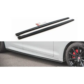 Auto-moto Maxton Design difuzory pod boční prahy pro Jaguar XJ X351, plast ABS bez povrchové úpravy