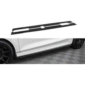 Tuning Maxton Design "Racing" difuzory pod boční prahy ver.2 pro Ford Fiesta, Fiesta ST Mk8, plast ABS bez povrchové úpravy