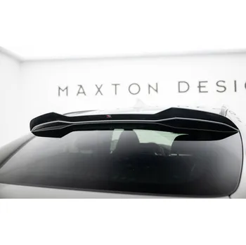 Tuning Maxton Design prodloužení spoileru ver.2 pro BMW X4 G02 Facelift, černý lesklý plast ABS
