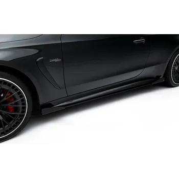 Tuning Maxton Design "Street Pro" difuzory pod boční prahy s křidélky pro Mercedes CLE C236 53 AMG, plast ABS bez povrchové úpravy