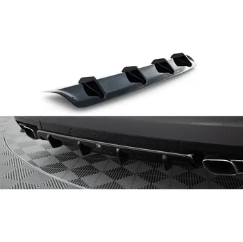 Autodíl Maxton Design vložka zadního nárazníku pro Maserati Quattroporte Mk6, černý lesklý plast ABS