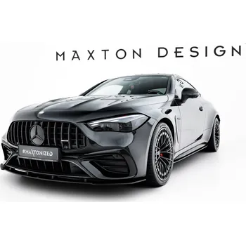 Nárazník Maxton Design "Street Pro" spoiler pod přední nárazník pro Mercedes CLE C236 53 AMG, plast ABS bez povrchové úpravy, s černou a červenou linkou
