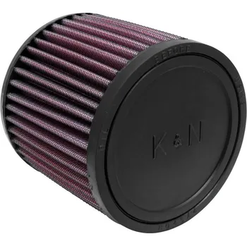Filtr pro motocykl K&N univerzální kulatý filtr se vstupem 62 mm a výškou 102 mm, gumový vrchlík, vnější průměr 114 mm SLEVA 8%
