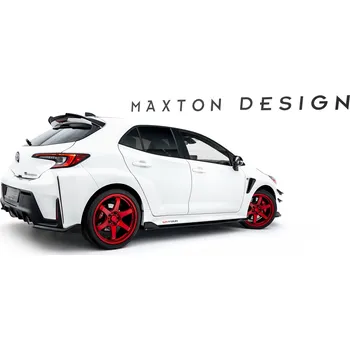 Tuning Maxton Design difuzory pod boční prahy v.2 pro Toyota GR Corolla Mk12, černý lesklý plast ABS