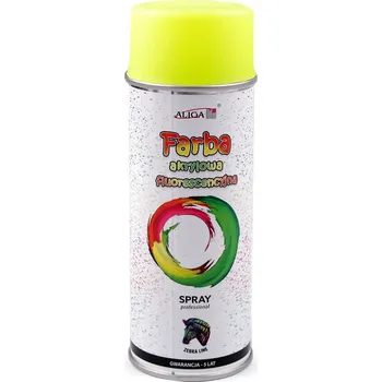 Akrylová barva fluorescenční ve spreji 400 ml, barva 1 (72) žlutá neon