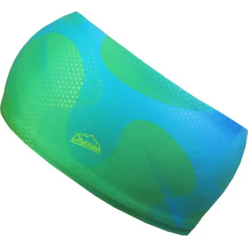 Čepice Funkční čelenka dvouvrstvá Drexiss s fleecem Bubble - green - zateplená obvod hlavy 53-58 cm