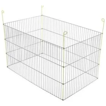 Krmivo pro hlodavce Skládací ohrádka pro hlodavce čtvercová, 101x 60 x 61 cm