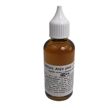 Doplněk stravy STEZA - Tinktura Anýz plod - FORTE 10x 50 ml. + 1ks navíc jako dárek ! (Anýzová tinktura)