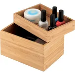 Bambusový koupelnový organizér na kosmetiku v přírodní barvě Isalys – MSV ID_1816722