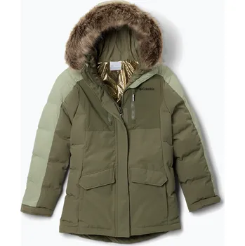 Dětská zateplená bunda Columbia Girl's Marquam Peak Fusion II stone green/safari