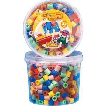 Dětské navlékací korálky Hama Zažehlovací korálky mix - 600 ks - MAXI - základní barvy