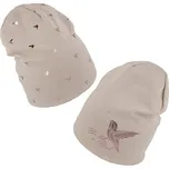 AJS Dětská oboustranná čepice 50-107 dwustronna dziecięca Velikost: 52-54 cm, Barva: Béžová