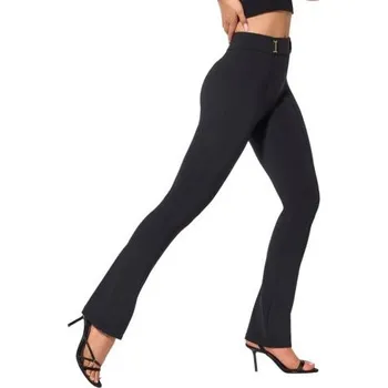 Dámské kalhoty Dámské elegantní kalhoty Bas Bleu ZOE černá M