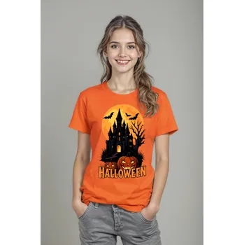 Dámské tričko Dámské tričko Halloween strašidelný