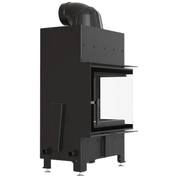 Krbová vložka Krbová vložka z oceli KRATKI FLOKI S pravá 8 kW, průměr 160 samozav. dv. FLOKI/S/P/BA1