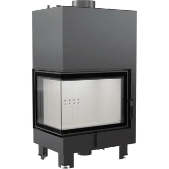 Krbová vložka Krbová vložka s teplovodním výměníkem KRATKI MBZ levá 13 kW, průměr 200 MBZ/PW/13/L/BS/W + Doprava Zdarma