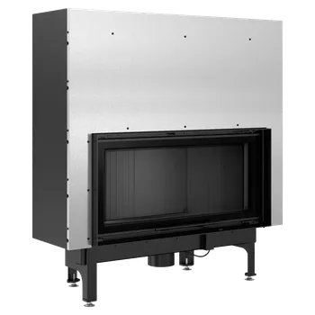 Krbová vložka Krbová vložka z oceli KRATKI NADIA 14 kW, průměr 200, vertik. dv., černá Thermotec NADIA/14/G/BLACK + Doprava Zdarma