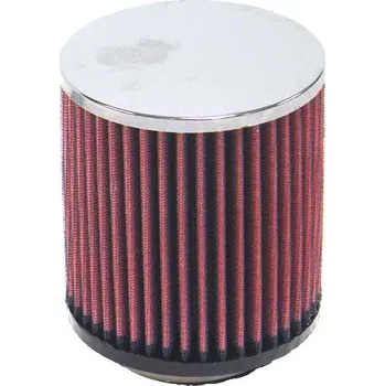 Filtr pro motocykl K&N univerzální kulatý filtr se vstupem 73 mm a výškou 127 mm, kovový vrchlík SLEVA 8%